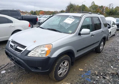 2004 Honda Cr-V Ex из США, поврежденный, VIN SHSRD78844U240442